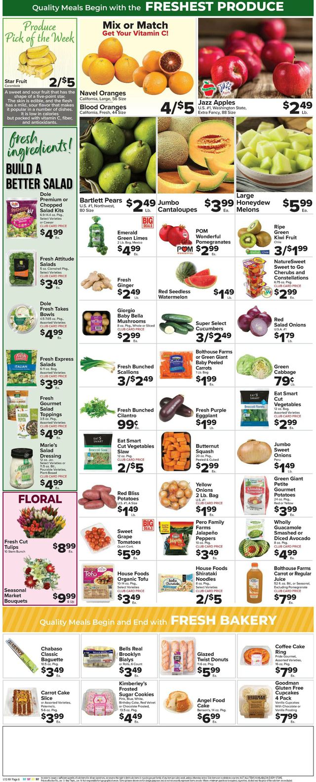 Foodtown Ad from 01/13/2023
