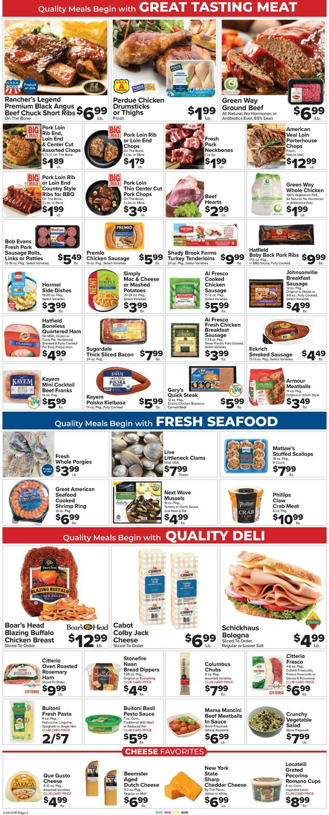 Foodtown Ad from 01/20/2023