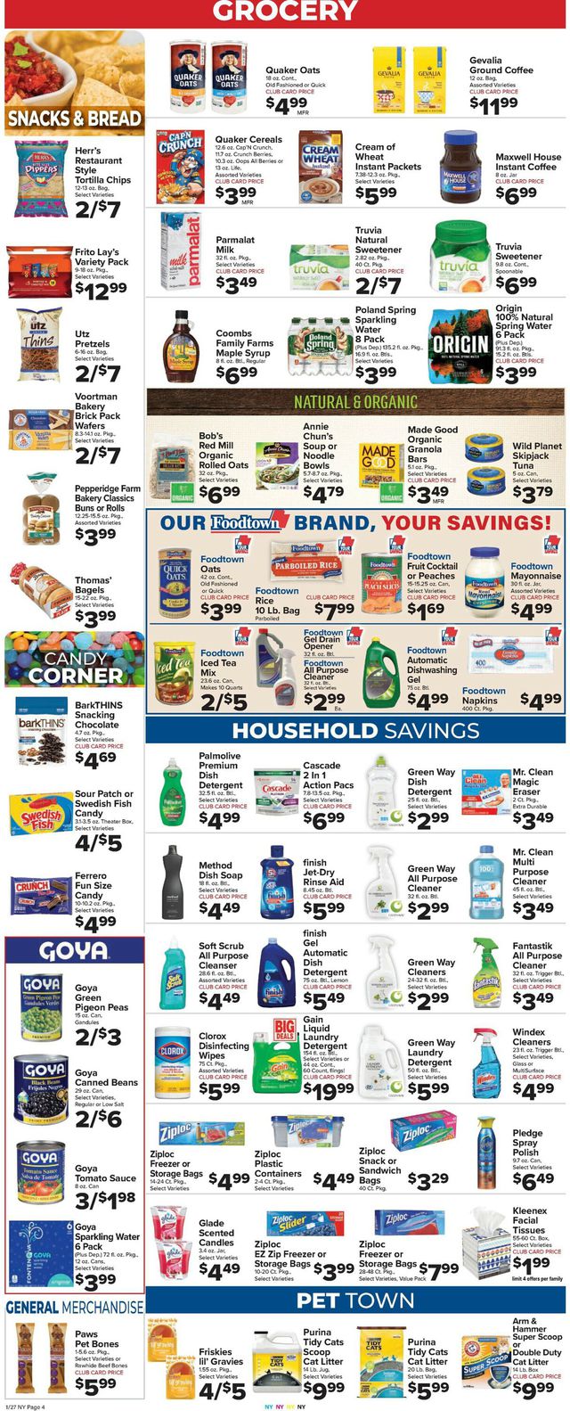 Foodtown Ad from 01/27/2023