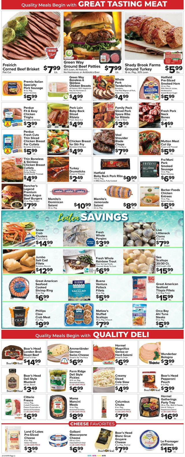 Foodtown Ad from 03/03/2023