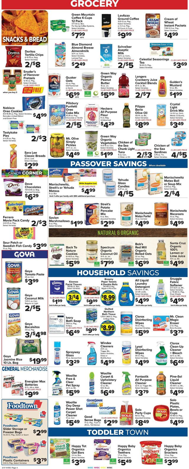 Foodtown Ad from 03/17/2023