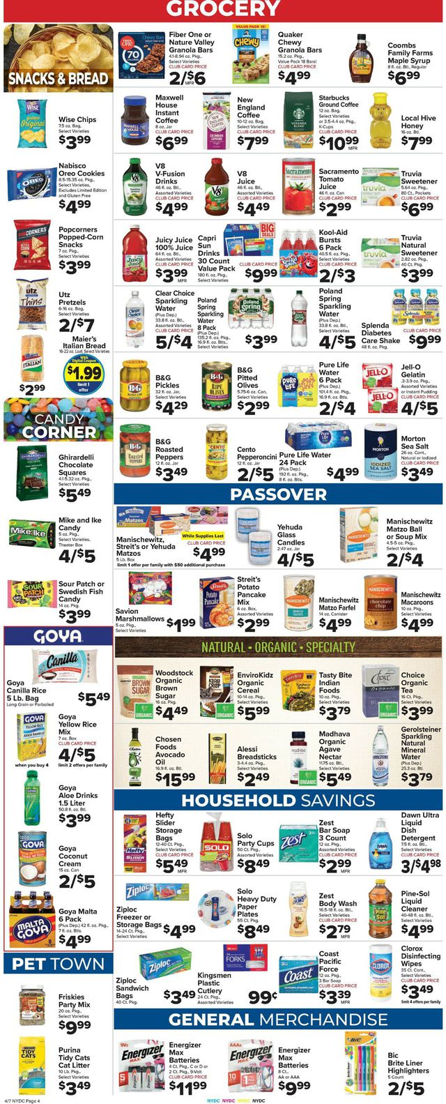 Foodtown Ad from 04/07/2023
