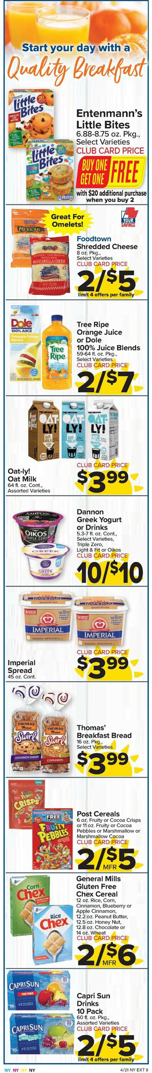 Foodtown Ad from 04/21/2023