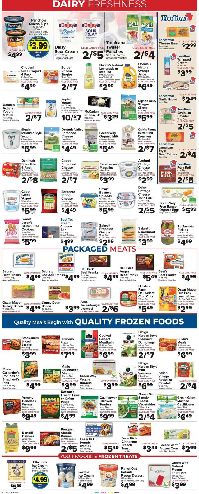 Foodtown Ad from 04/28/2023