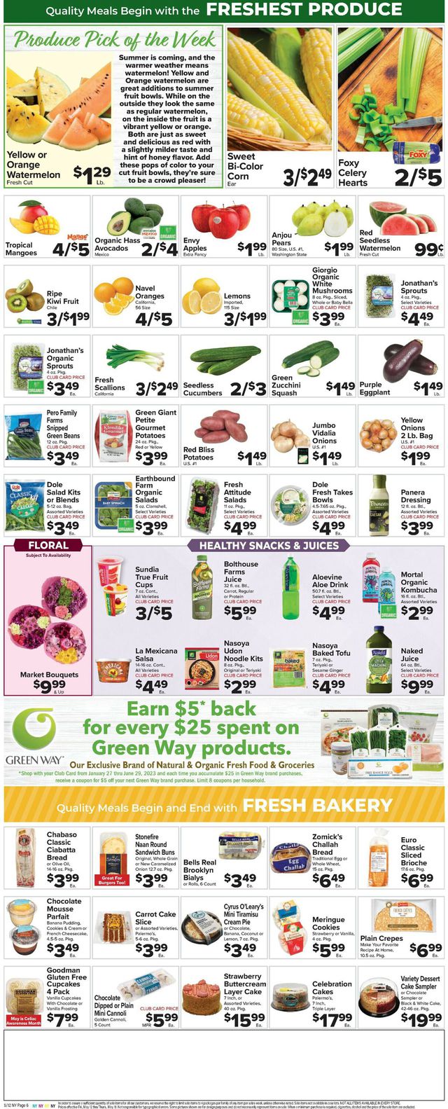 Foodtown Ad from 05/12/2023