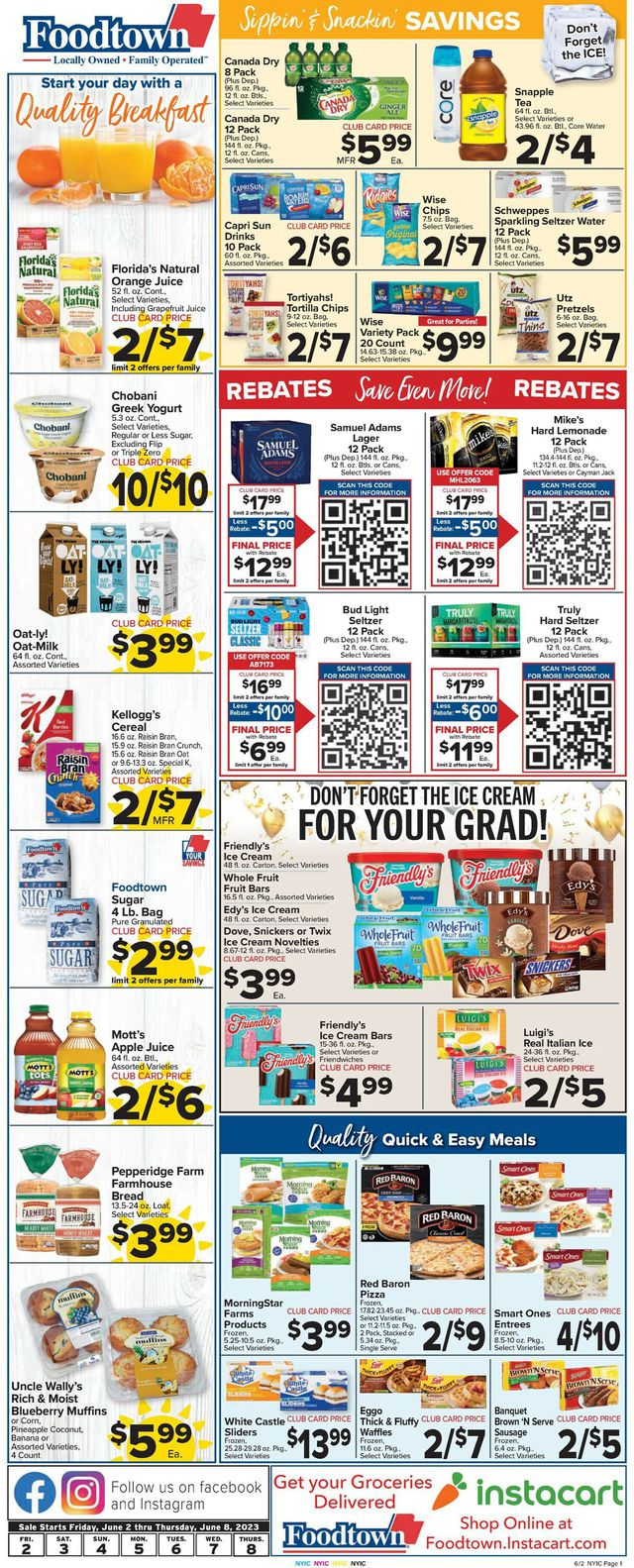 Foodtown Ad from 06/02/2023