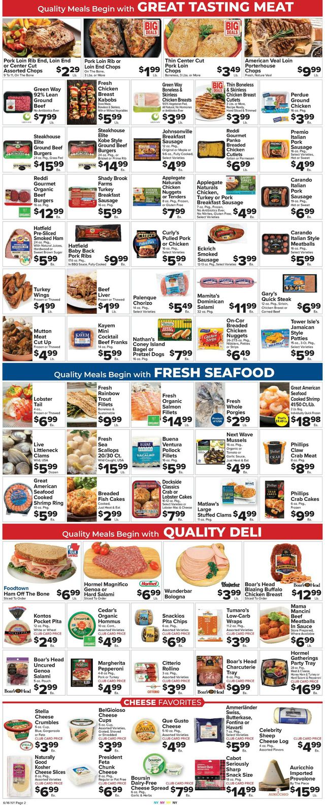 Foodtown Ad from 06/16/2023