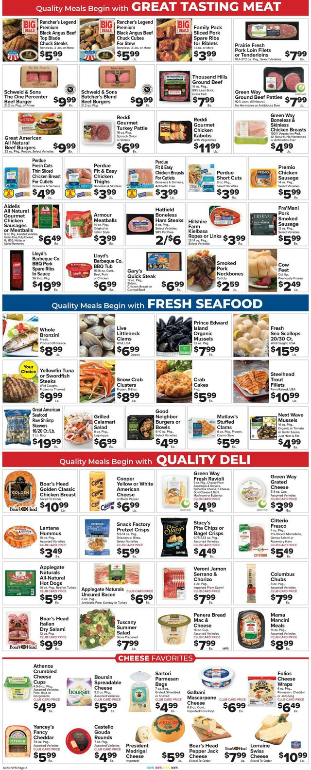 Foodtown Ad from 06/23/2023