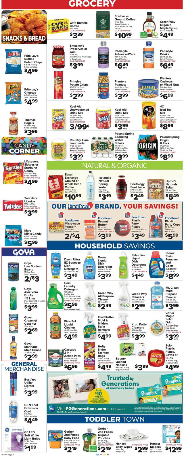 Foodtown Ad from 07/07/2023