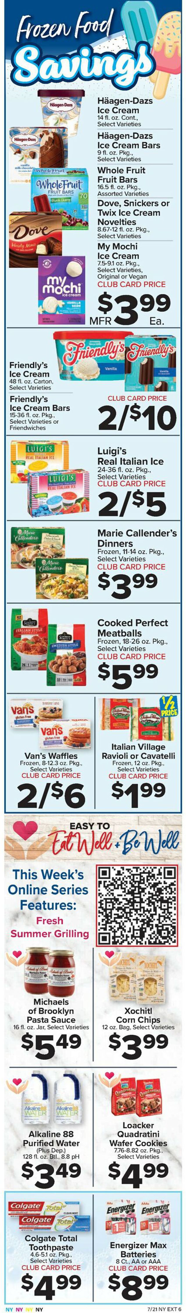 Foodtown Ad from 07/21/2023