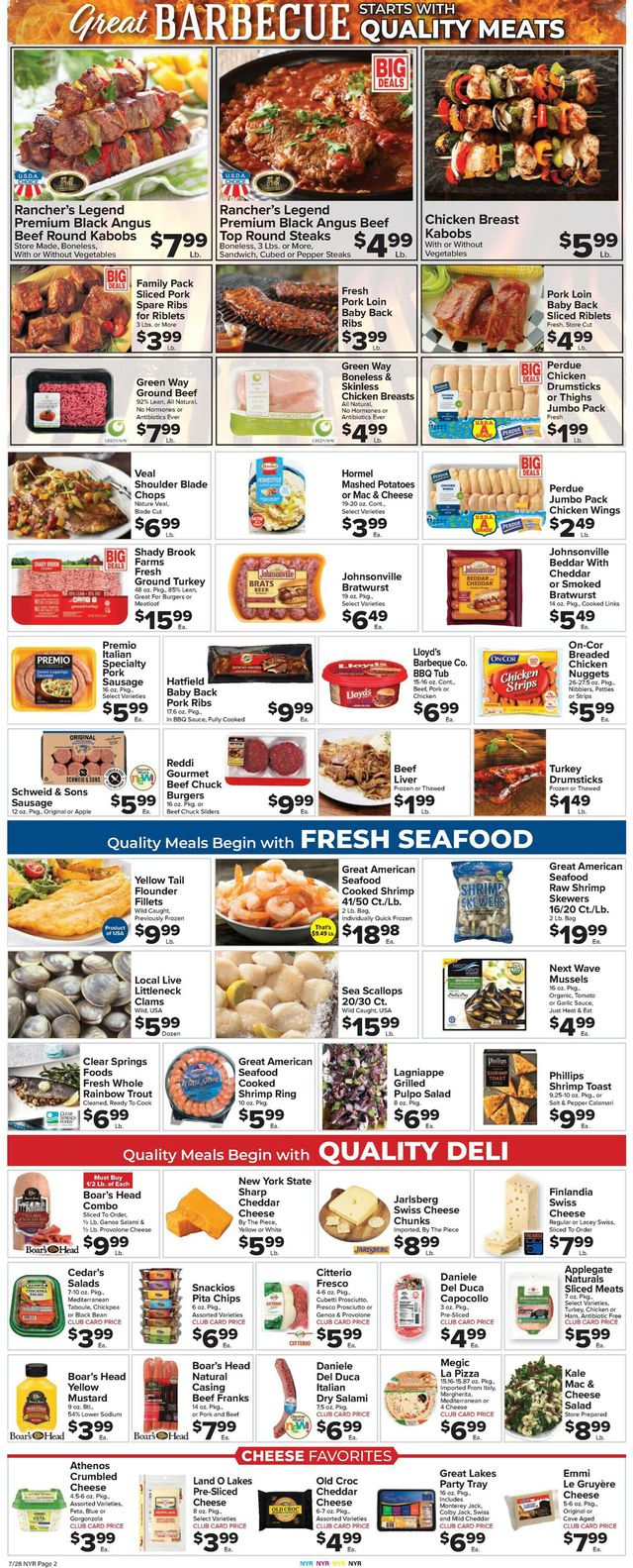 Foodtown Ad from 07/28/2023