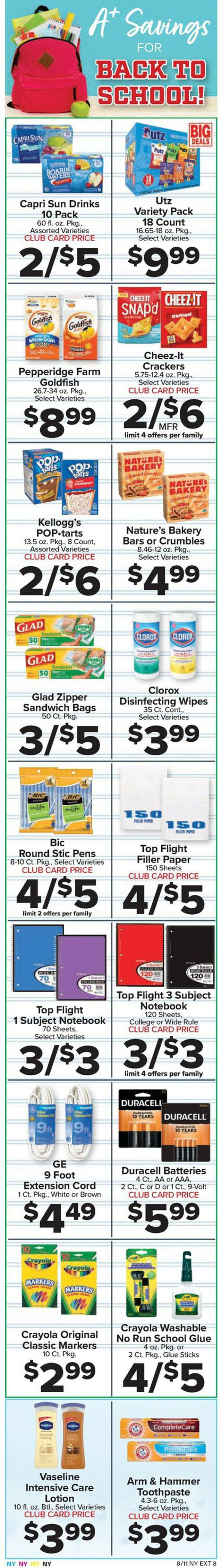 Foodtown Ad from 08/11/2023