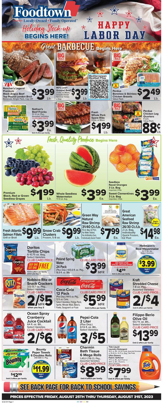 Foodtown Ad from 08/25/2023