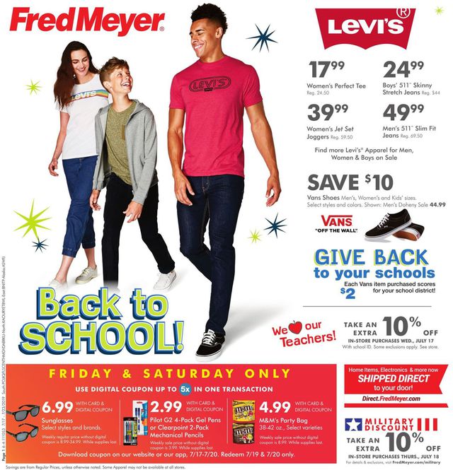 Fred Meyer Ad from 07/17/2019