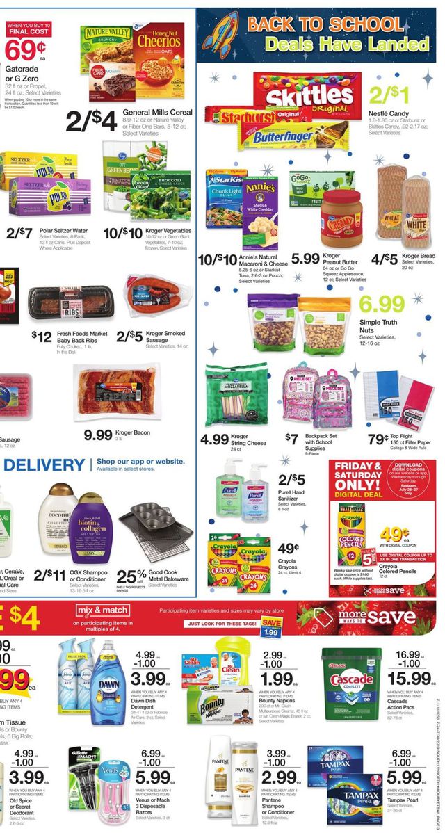 Fred Meyer Ad from 07/25/2019