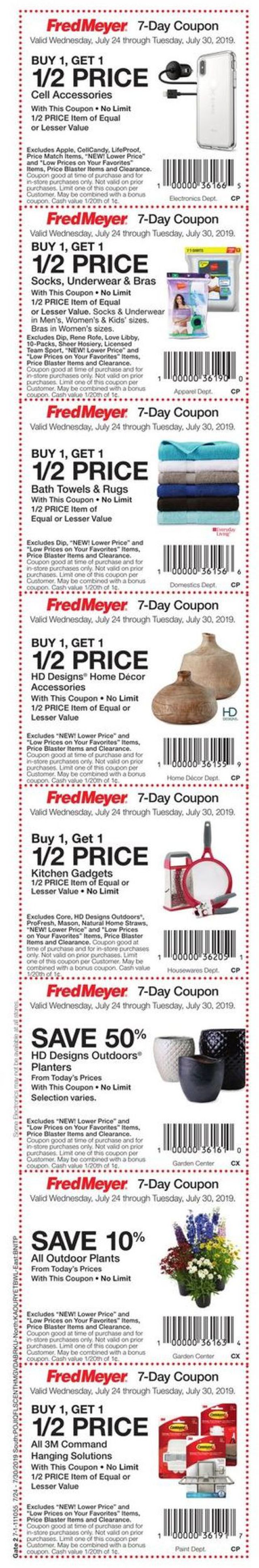 Fred Meyer Ad from 07/25/2019