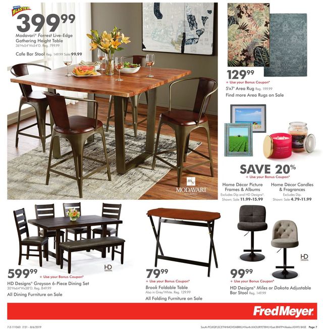 Fred Meyer Ad from 07/31/2019
