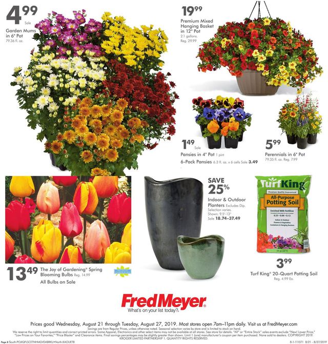 Fred Meyer Ad from 08/21/2019