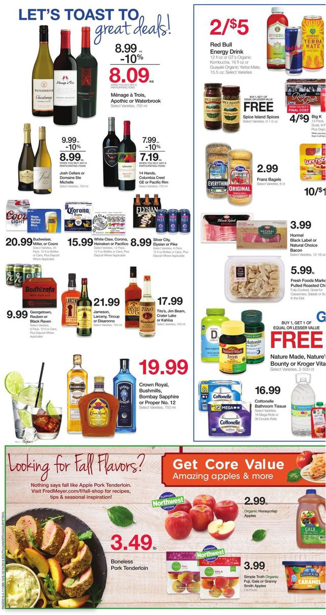 Fred Meyer Ad from 10/09/2019
