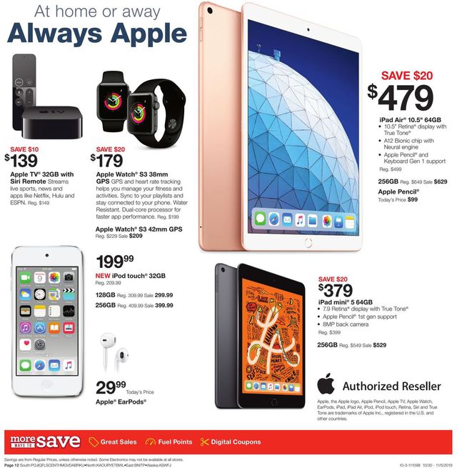 Fred Meyer Ad from 10/30/2019