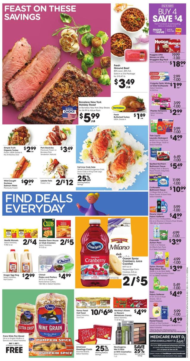 Fred Meyer Ad from 11/19/2019