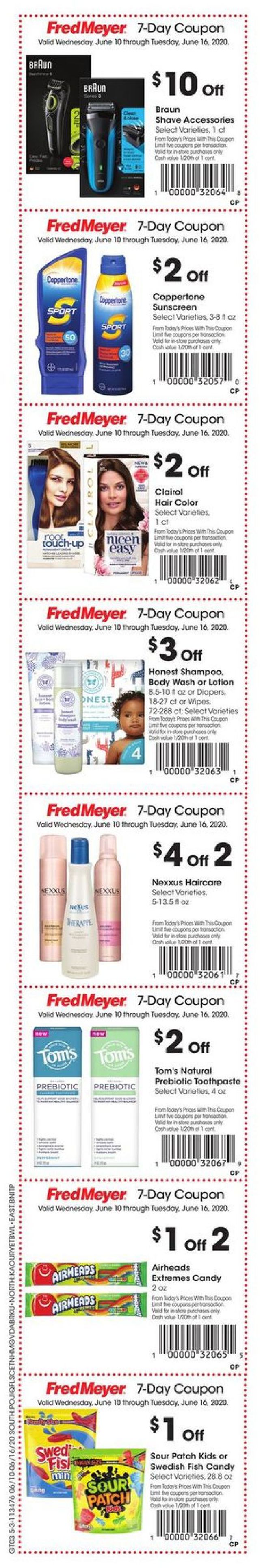 Fred Meyer Ad from 06/10/2020