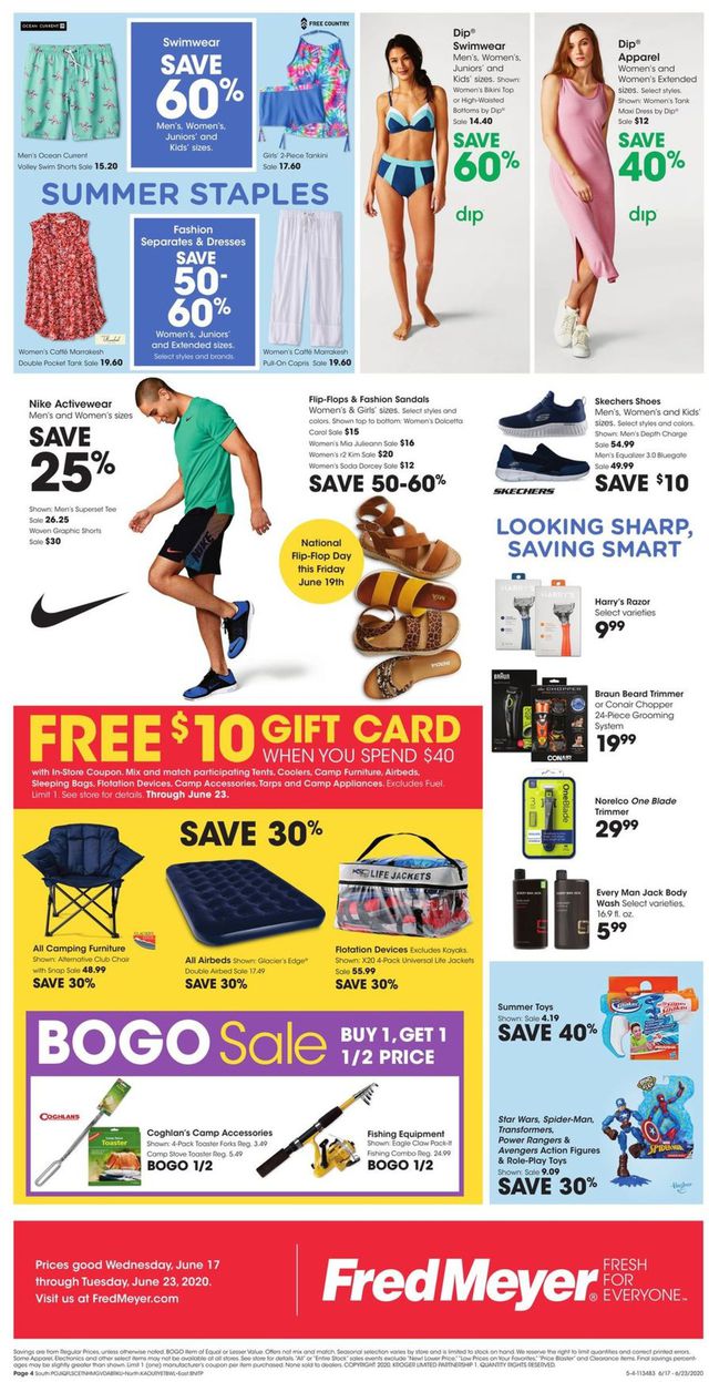 Fred Meyer Ad from 06/17/2020