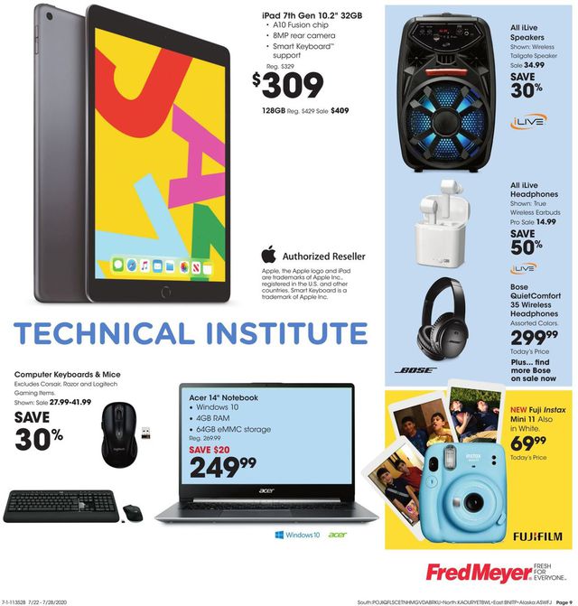 Fred Meyer Ad from 07/22/2020