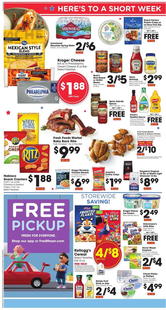 Fred Meyer Ad from 09/02/2020