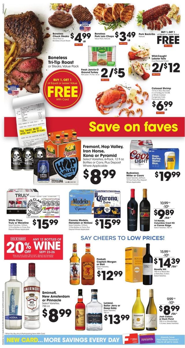 Fred Meyer Ad from 09/23/2020