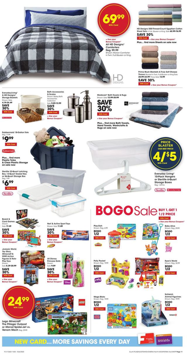 Fred Meyer Ad from 09/30/2020