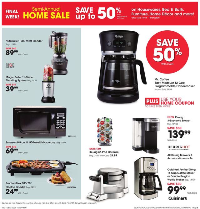 Fred Meyer Ad from 10/21/2020