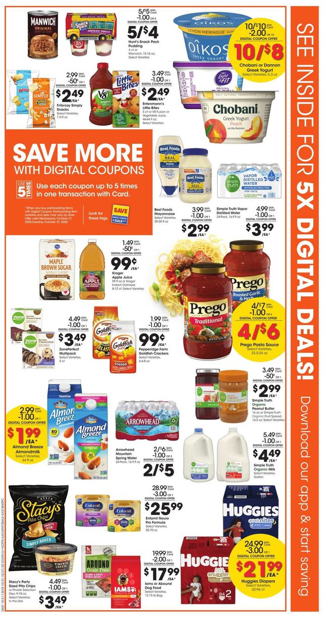 Fred Meyer Ad from 10/21/2020