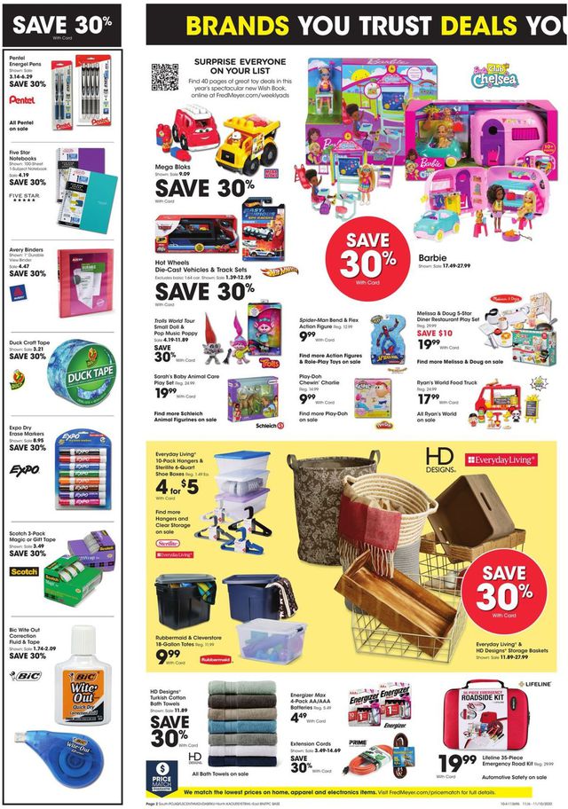 Fred Meyer Ad from 11/06/2020