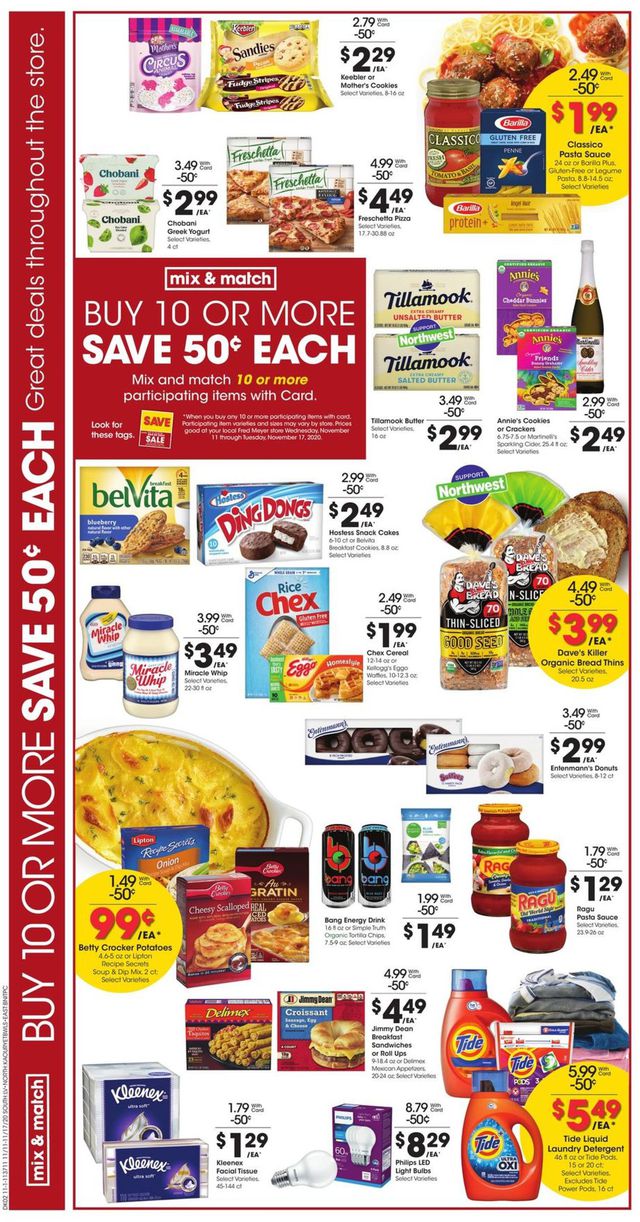 Fred Meyer Ad from 11/11/2020