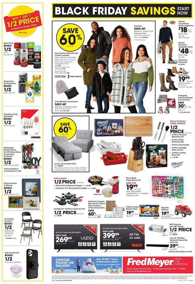 Fred Meyer Ad from 11/15/2020
