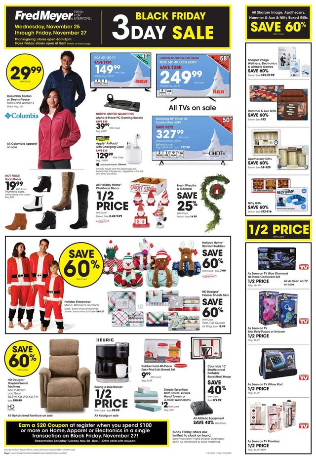 Fred Meyer Ad from 11/25/2020