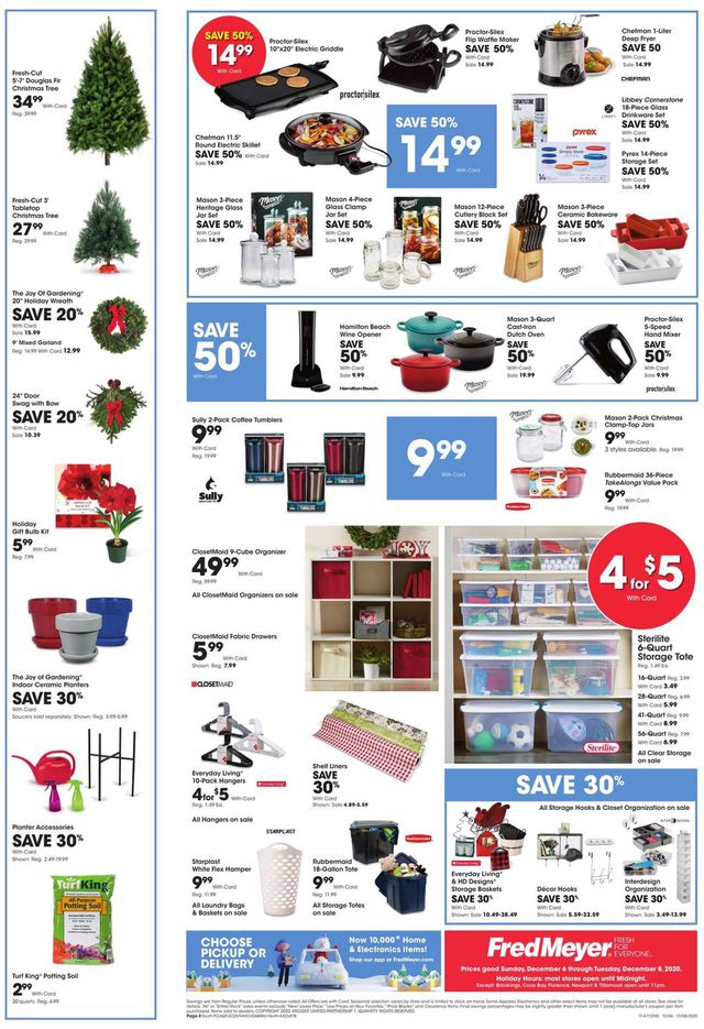 Fred Meyer Ad from 12/06/2020