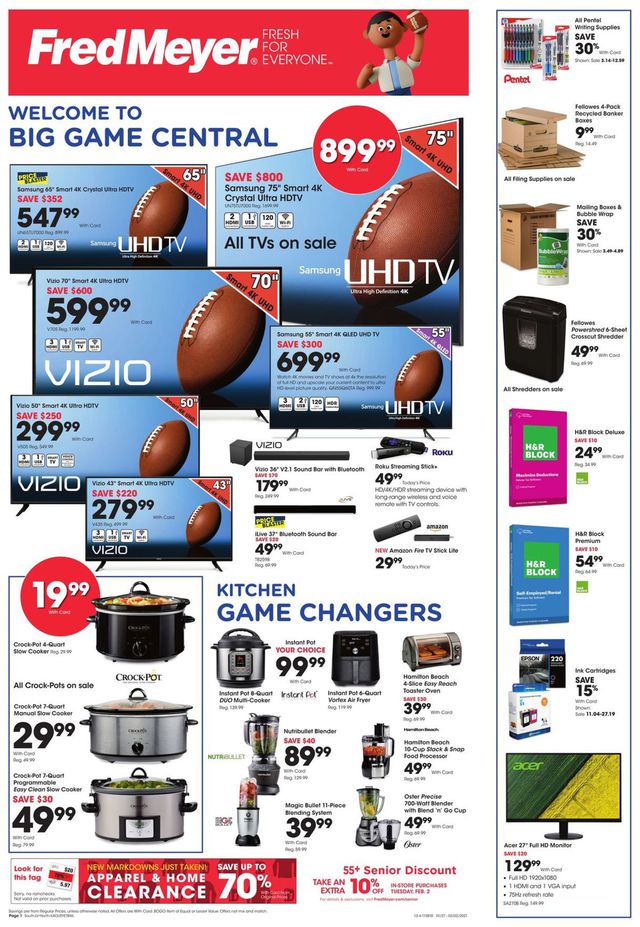 Fred Meyer Ad from 01/27/2021