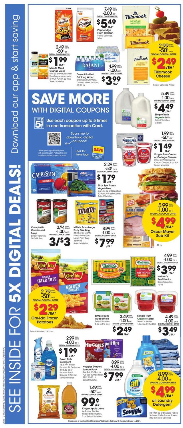 Fred Meyer Ad from 02/10/2021
