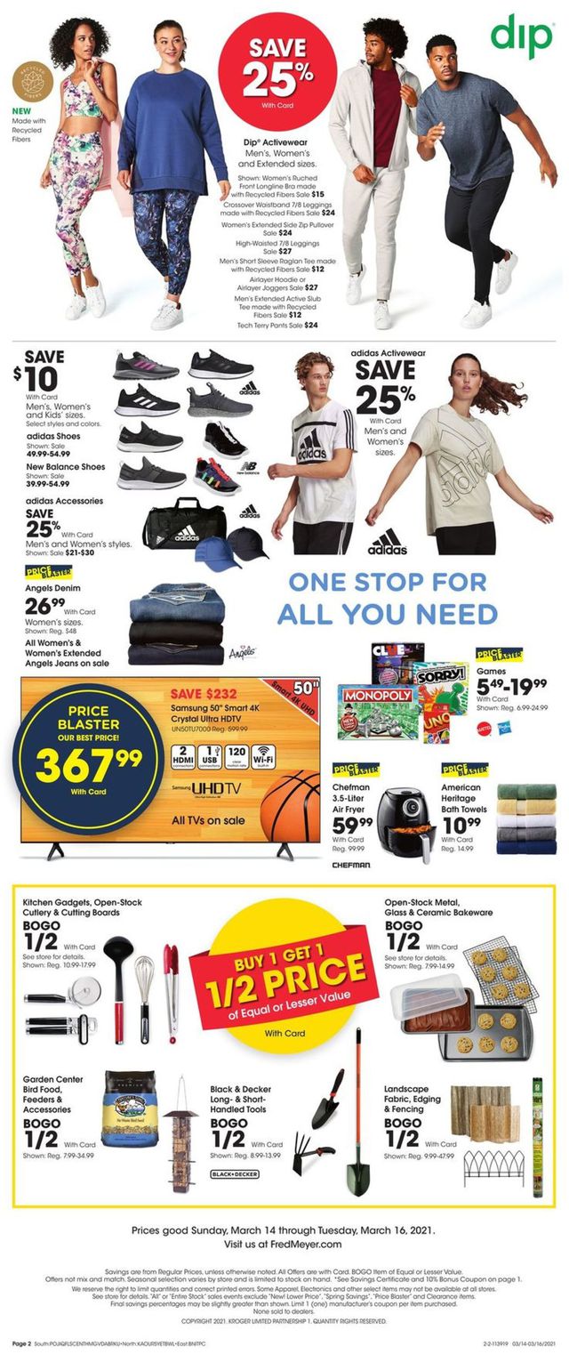 Fred Meyer Ad from 03/14/2021
