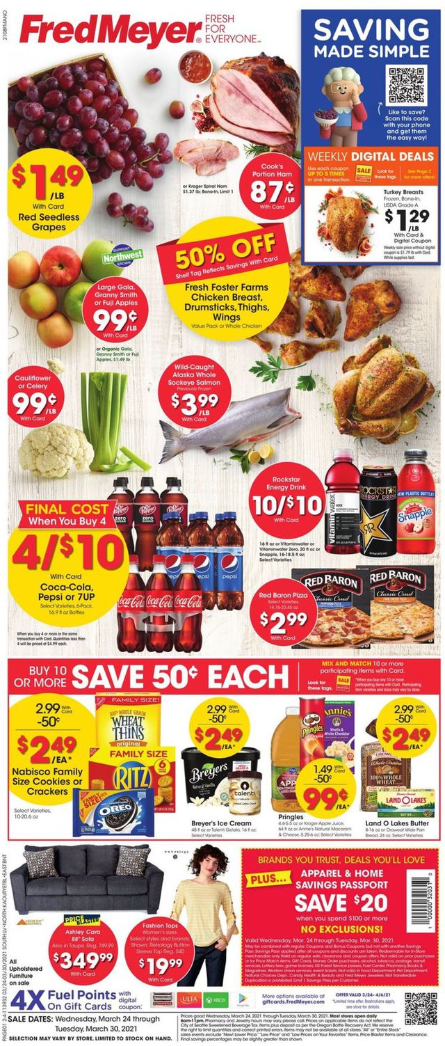 Fred Meyer Ad from 03/24/2021