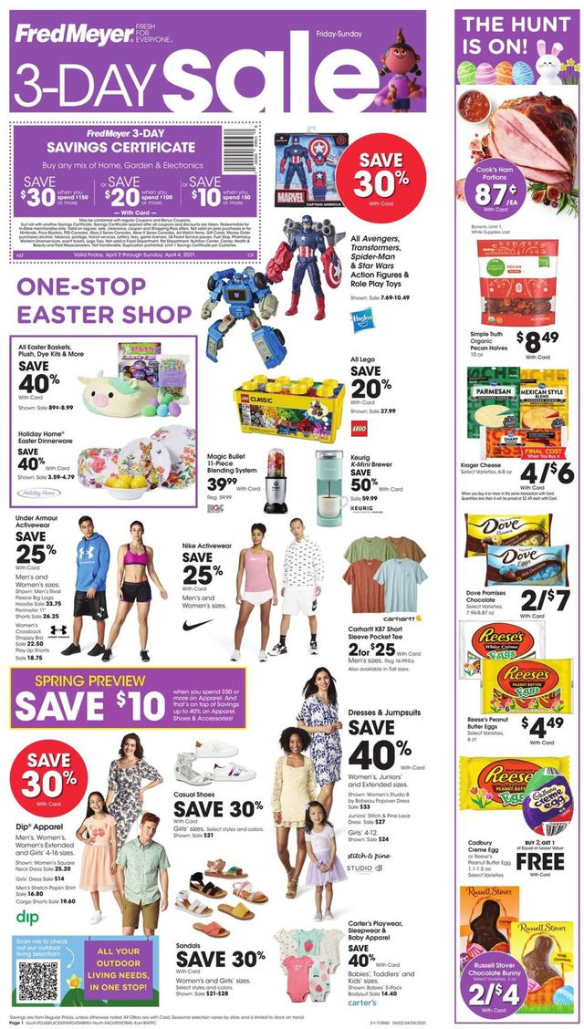 Fred Meyer Ad from 04/02/2021