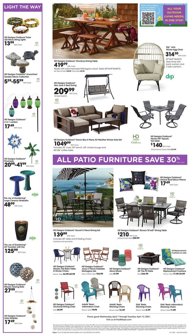 Fred Meyer Ad from 04/07/2021