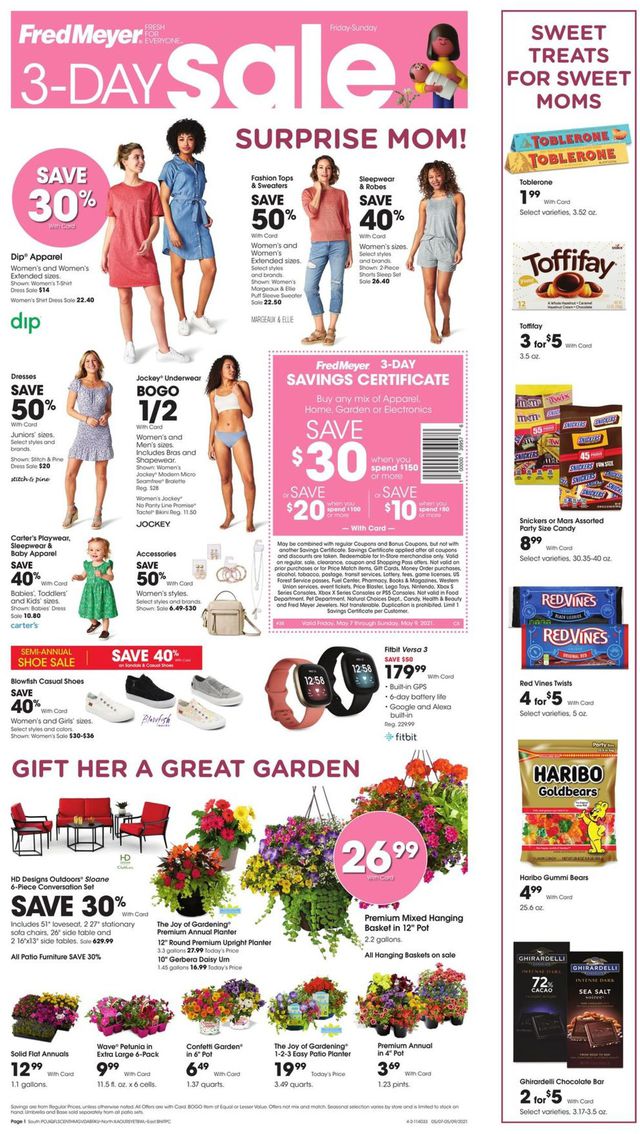 Fred Meyer Ad from 05/07/2021
