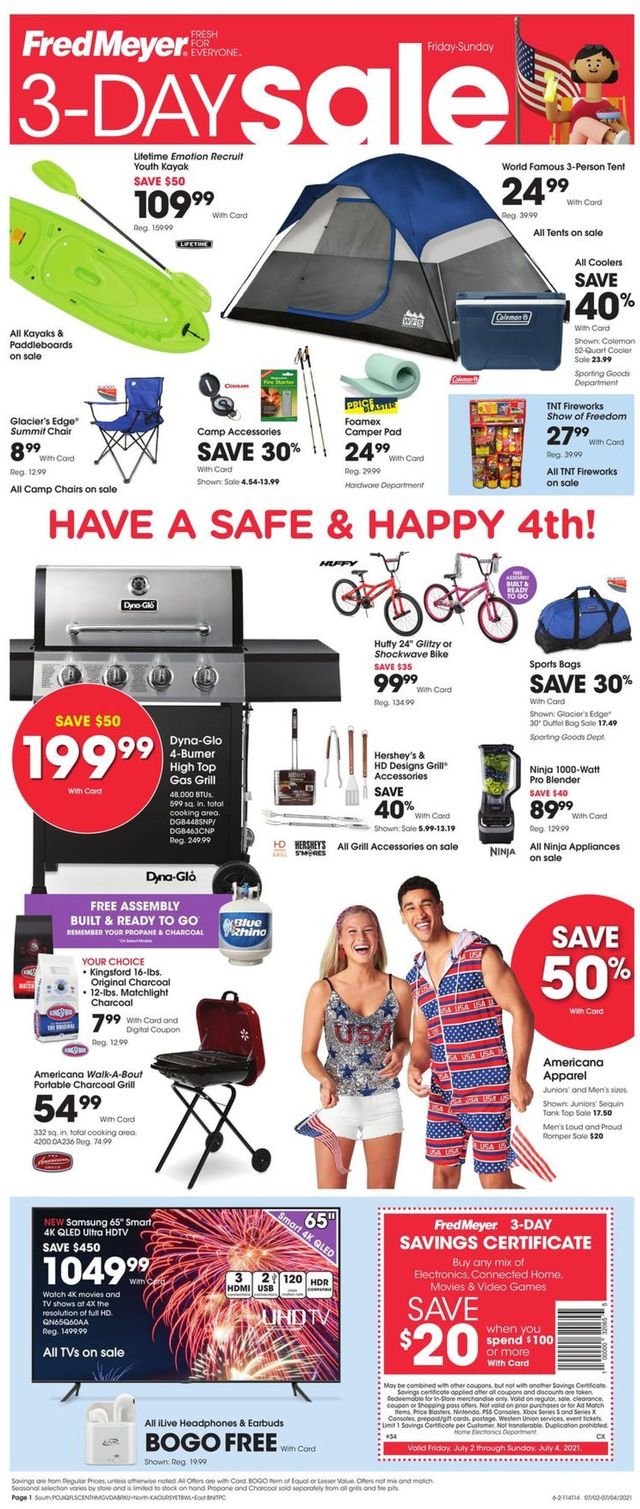 Fred Meyer Ad from 07/02/2021