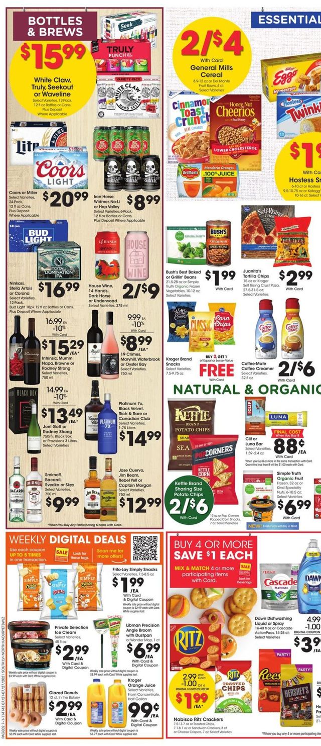 Fred Meyer Ad from 07/21/2021