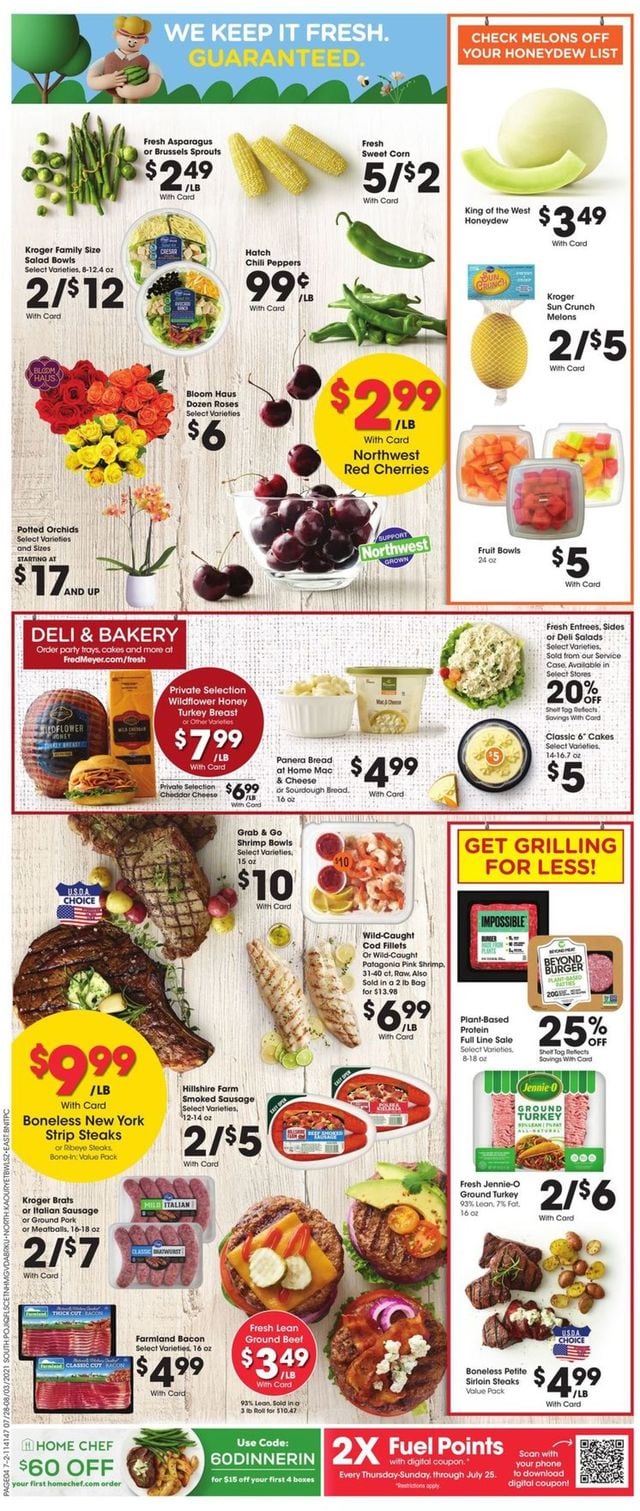 Fred Meyer Ad from 07/28/2021