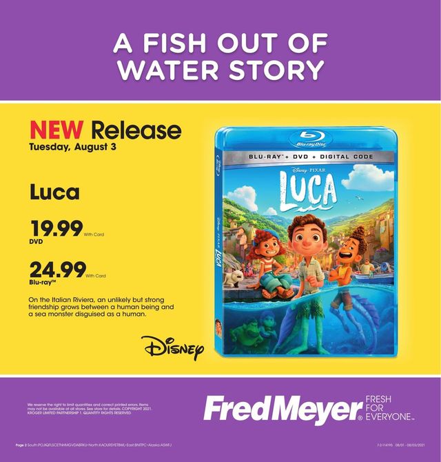 Fred Meyer Ad from 08/01/2021