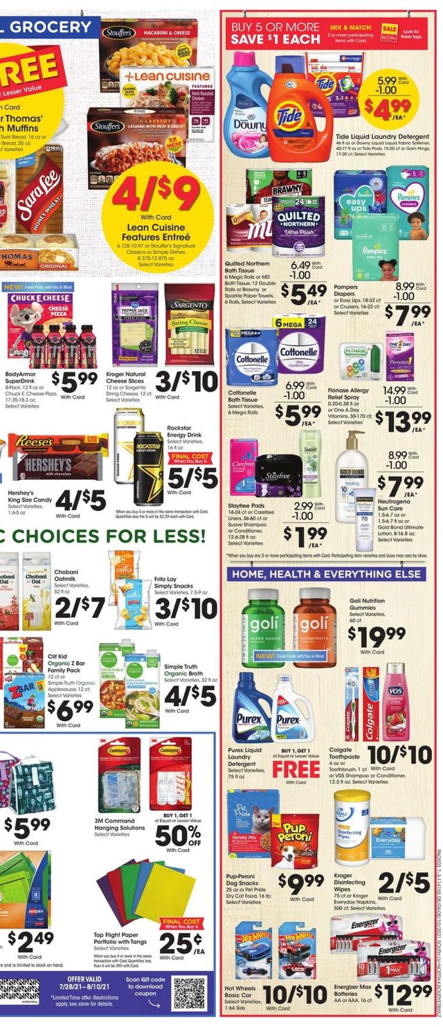 Fred Meyer Ad from 08/04/2021
